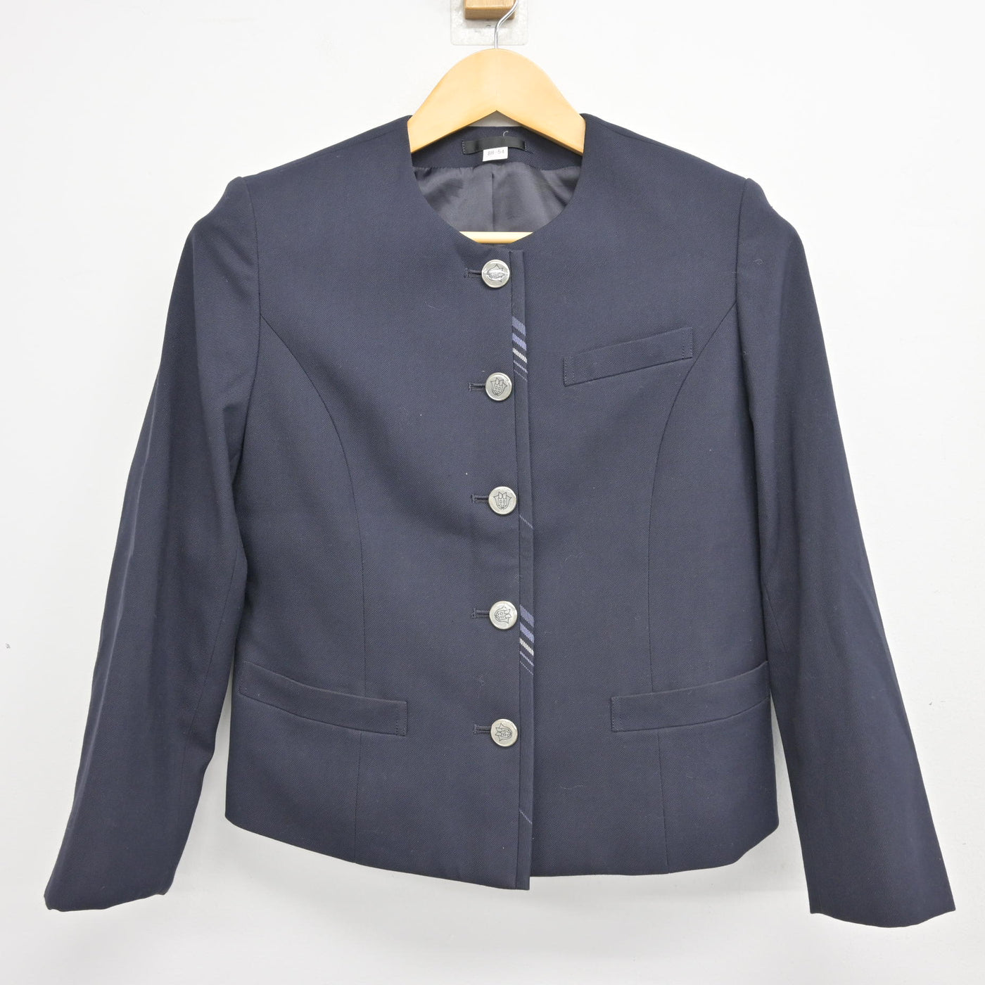 【中古】熊本県 甲佐中学校 女子制服 2点 (ブレザー・ブラウス) sf099032