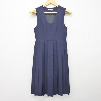 【中古】熊本県 嘉島中学校 女子制服 3点 (セーラー服・ジャンパースカート) sf099035