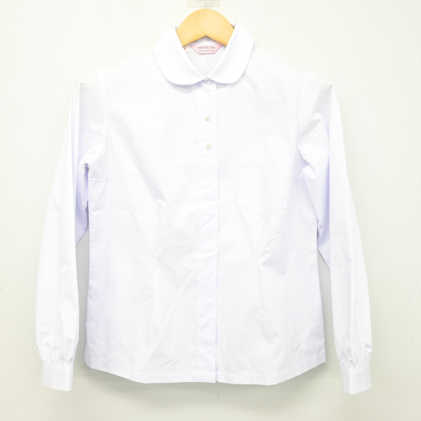 【中古】熊本県 嘉島中学校 女子制服 2点 (シャツ・ジャンパースカート) sf099036