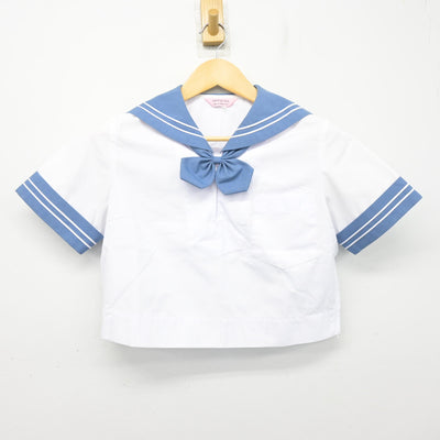 【中古】熊本県 嘉島中学校 女子制服 3点 (セーラー服・スカート) sf099037