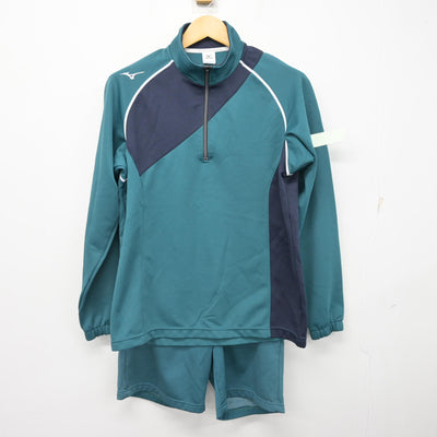 【中古】広島県 沼田高等学校 女子制服 2点 (ジャージ 上・体操服 下) sf099041