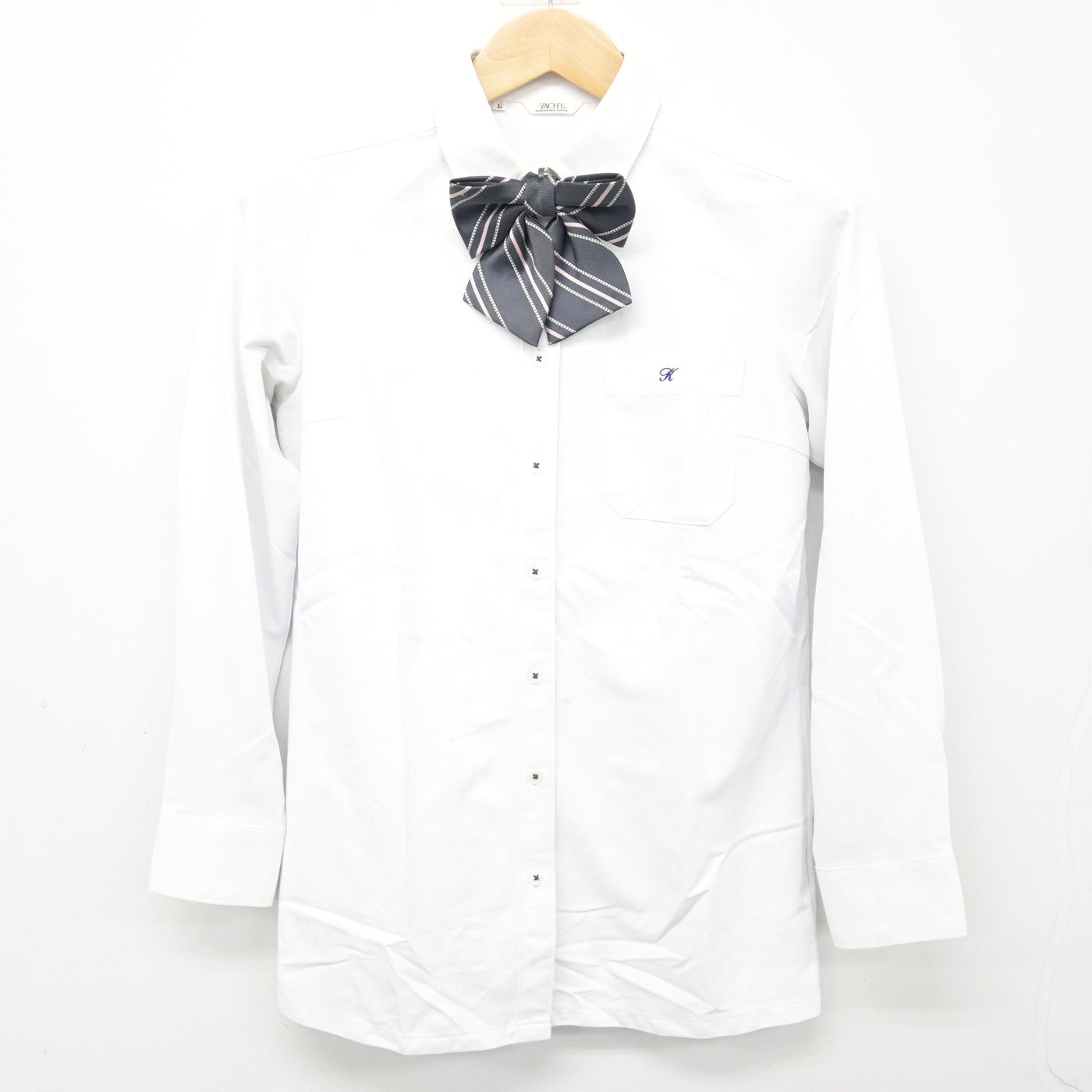 【中古】福岡県 古賀竟成館高等学校 女子制服 3点 (ブレザー・シャツ) sf099059