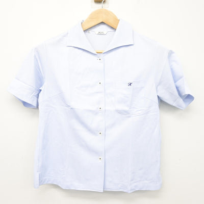 【中古】福岡県 古賀竟成館高等学校 女子制服 2点 (シャツ・スカート) sf099061