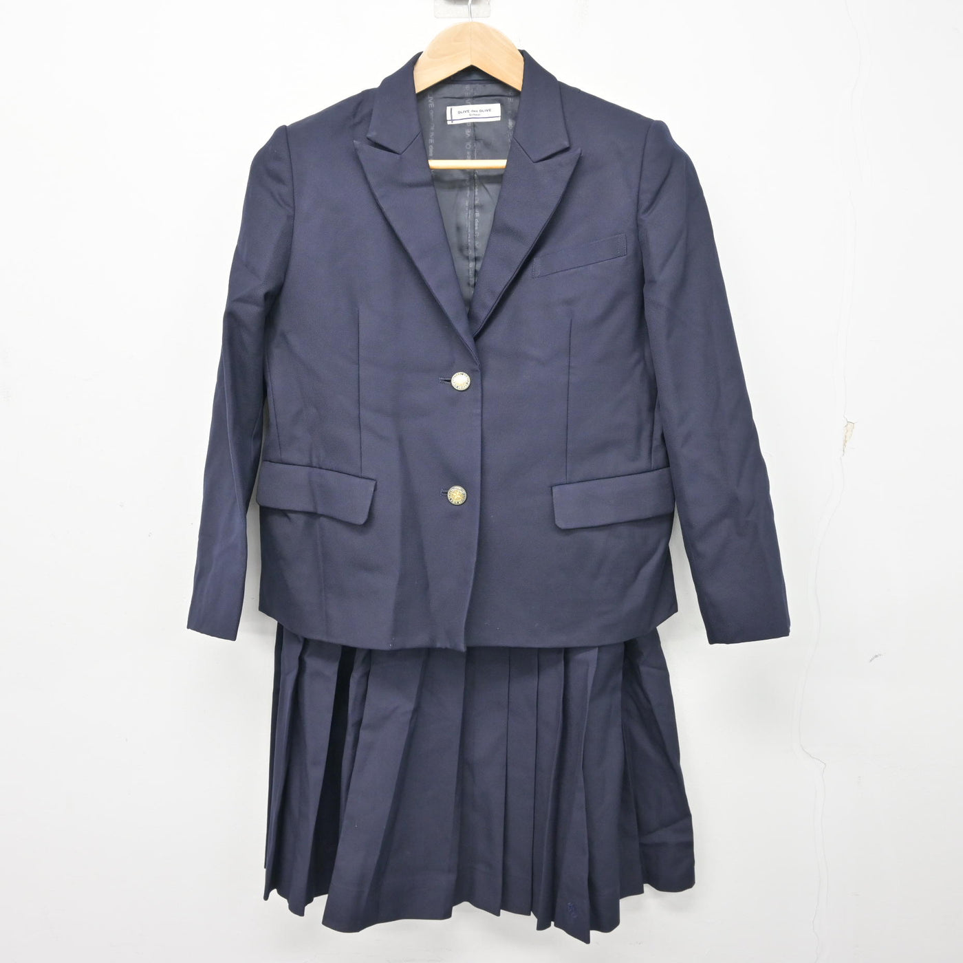 【中古】埼玉県 大宮高等学校 女子制服 2点 (ブレザー・スカート) sf099062