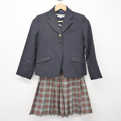 【中古】埼玉県 淑徳与野中学校 女子制服 3点 (ブレザー・ニット・スカート) sf099073