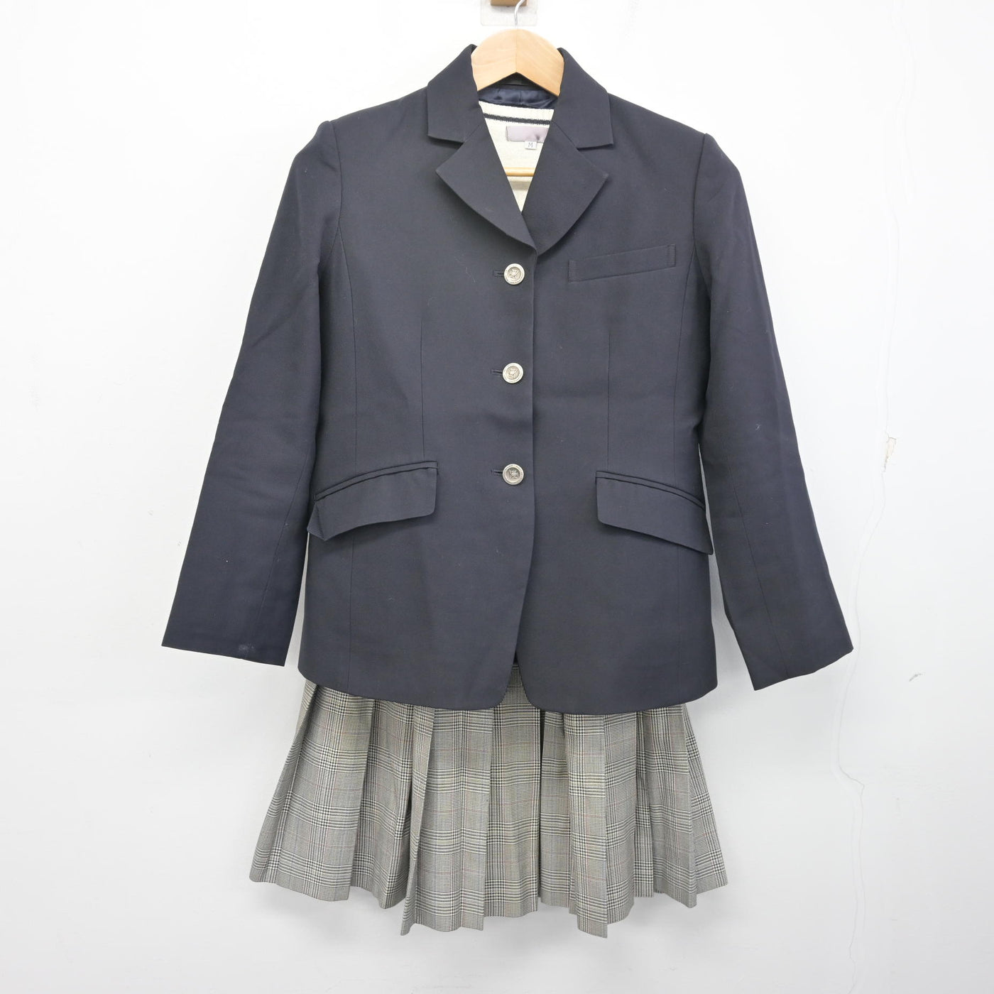 【中古】埼玉県 淑徳与野中学校・高等学校 女子制服 4点 (ブレザー・ニット・スカート) sf099078