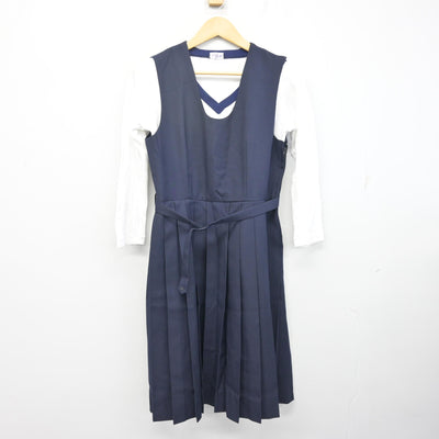 【中古】 千葉県 八木が谷中学校 女子制服 5点 (セーラー服・ジャンパースカート・その他アイテム) sf099083