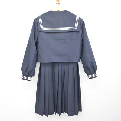 【中古】埼玉県 彦糸中学校 女子制服 2点 (セーラー服・ジャンパースカート) sf099085