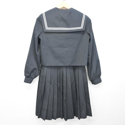 【中古】愛知県 幡豆中学校 女子制服 2点 (セーラー服・スカート) sf099093