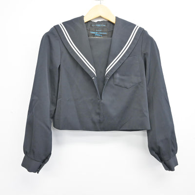 【中古】愛知県 幡豆中学校 女子制服 2点 (セーラー服・スカート) sf099093