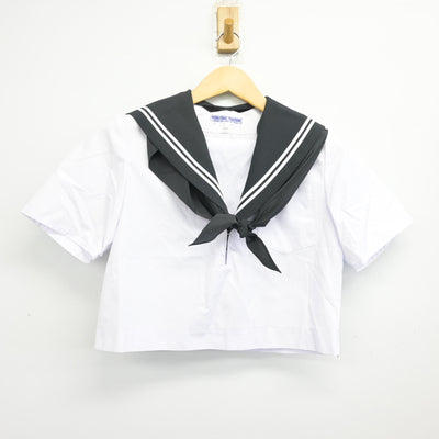【中古】愛知県 幡豆中学校 女子制服 3点 (セーラー服・スカート) sf099094