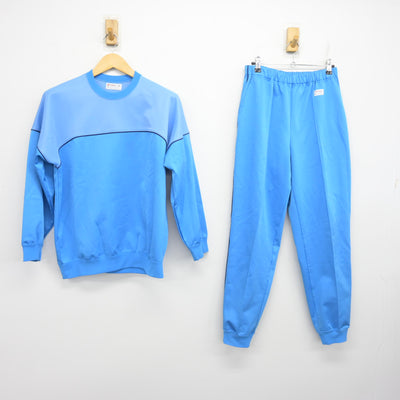 【中古】愛知県 幡豆中学校 女子制服 2点 (ジャージ 上・ジャージ 下) sf099095