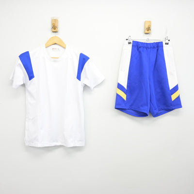 【中古】愛知県 幡豆中学校 女子制服 2点 (体操服 上・体操服 下) sf099096