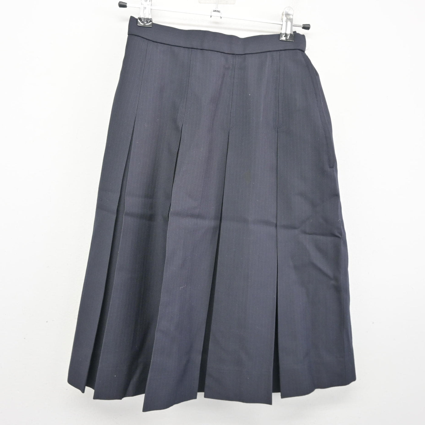 【中古】滋賀県 光泉カトリック中学校・高等学校 女子制服 3点 (ニットベスト・シャツ・スカート) sf099106
