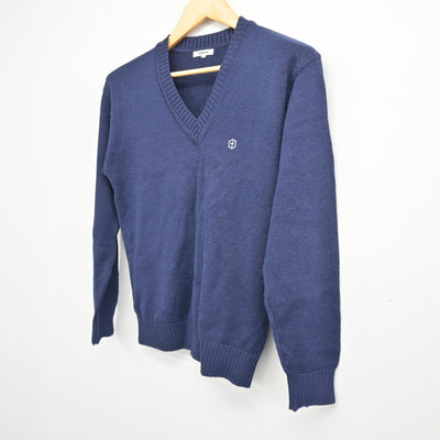 【中古】滋賀県 光泉カトリック中学校・高等学校 女子制服 1点 (ニット) sf099108