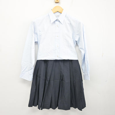 【中古】大阪府 吹田東高等学校 女子制服 3点 (ブレザー・シャツ・スカート) sf099110