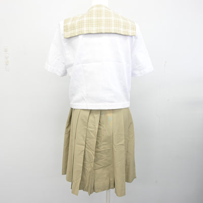 【中古】埼玉県 越谷南高等学校 女子制服 2点 (セーラー服・スカート) sf099125