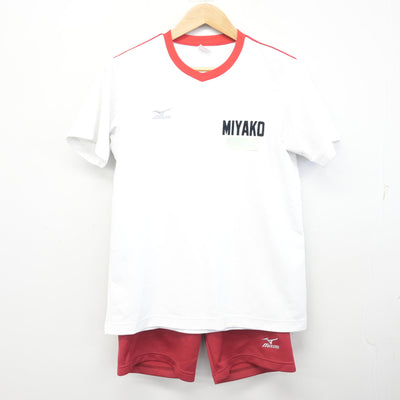 【中古】福岡県 京都高等学校 女子制服 2点 (体操服 上・体操服 下) sf099133