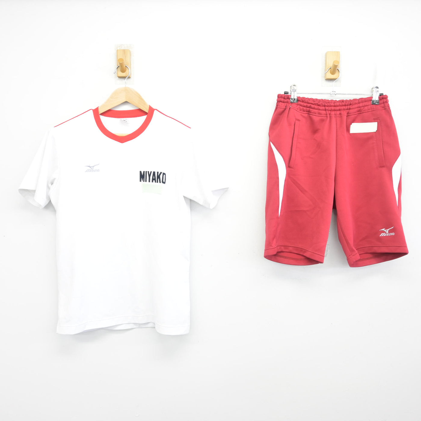 【中古】福岡県 京都高等学校 女子制服 2点 (体操服 上・体操服 下) sf099133
