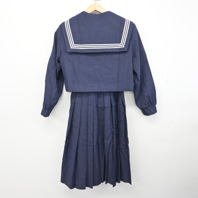 【中古】福岡県 京都高等学校 女子制服 4点 (セーラー服・ジャンパースカート) sf099143