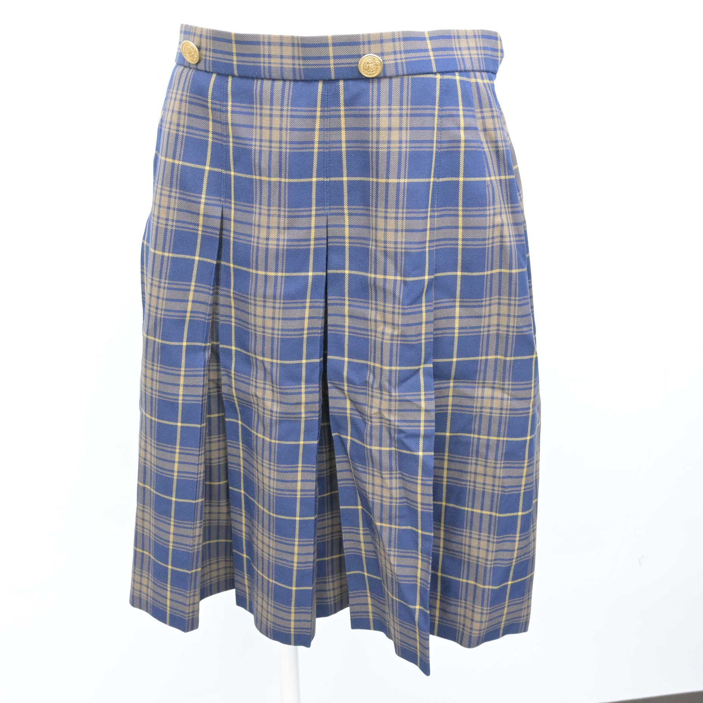【中古】福岡県 福岡女子高等学校 女子制服 3点 (ブレザー・ニット・スカート) sf099150