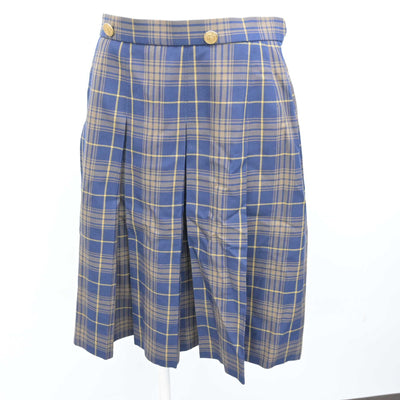 【中古】福岡県 福岡女子高等学校 女子制服 3点 (ブレザー・ニット・スカート) sf099150
