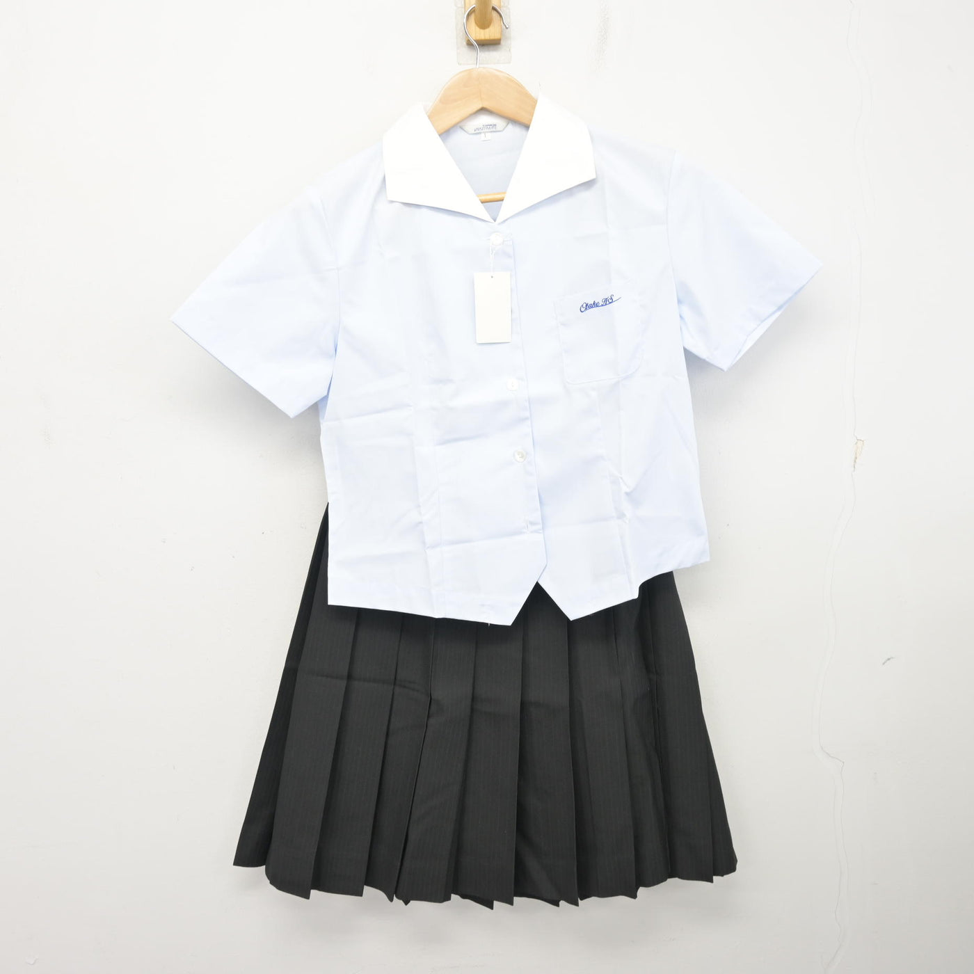【中古】広島県 大竹高等学校 女子制服 3点 (ブレザー・シャツ・スカート) sf099159