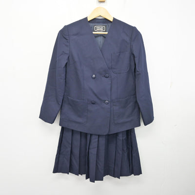 【中古】埼玉県 南浦和中学校 女子制服 3点 (ブレザー・ベスト・スカート) sf099165
