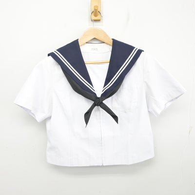 【中古】愛知県 横須賀中学校 女子制服 3点 (セーラー服・スカート) sf099173
