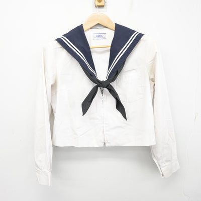 【中古】愛知県 横須賀中学校 女子制服 3点 (セーラー服・スカート) sf099175