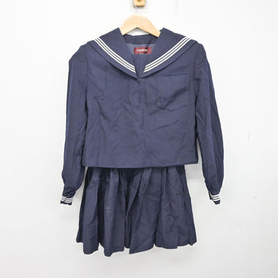 【中古】茨城県 高萩高等学校 女子制服 2点 (セーラー服・スカート) sf099177