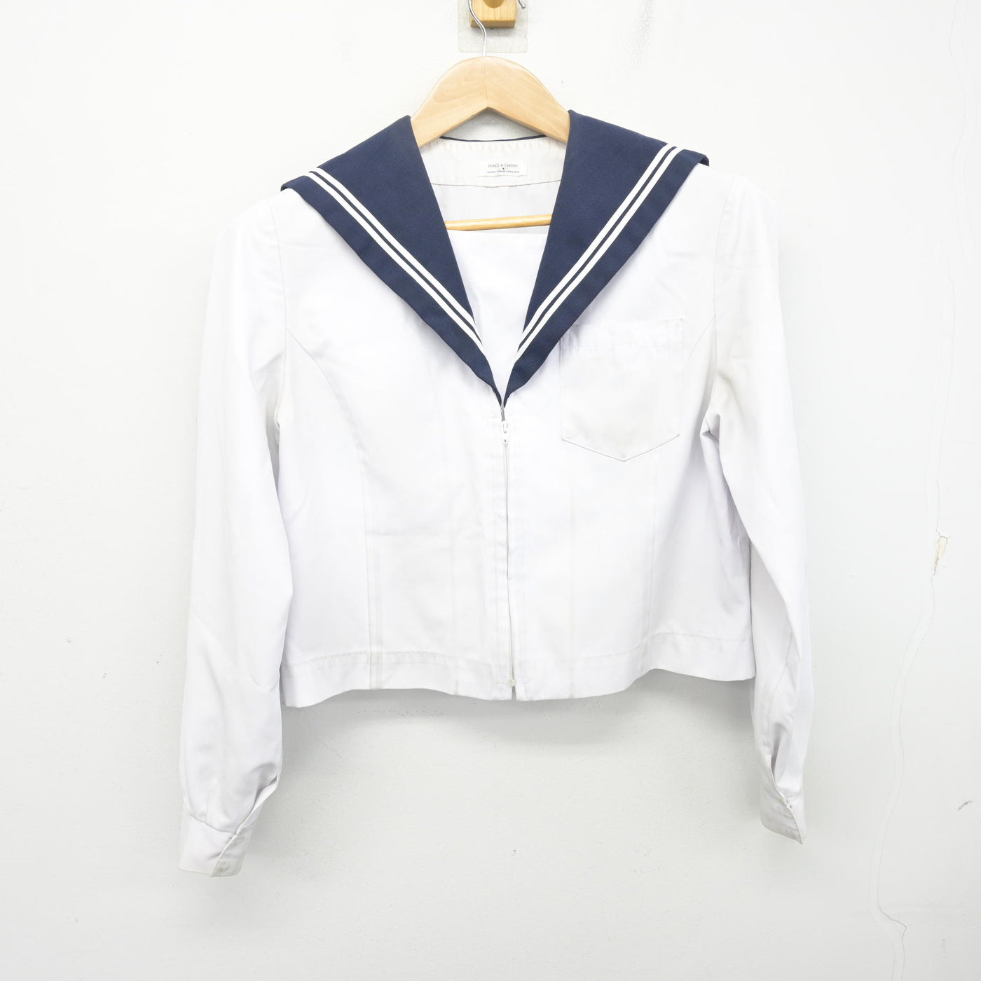 【中古】愛知県 横須賀中学校 女子制服 2点 (セーラー服・スカート) sf099181