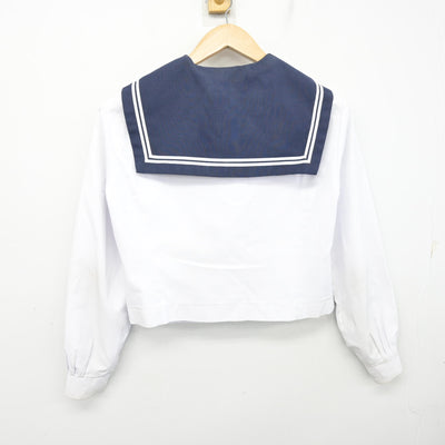 【中古】愛知県 横須賀中学校 女子制服 2点 (セーラー服・スカート) sf099181