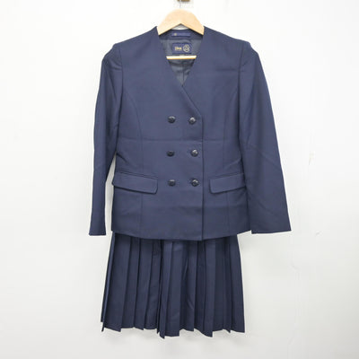 【中古】兵庫県 広嶺中学校 女子制服 2点 (ブレザー・スカート) sf099182