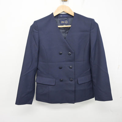 【中古】兵庫県 広嶺中学校 女子制服 2点 (ブレザー・スカート) sf099182