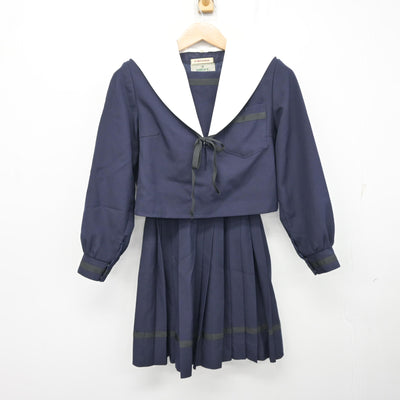 【中古】愛知県 明和高等学校 女子制服 3点 (セーラー服・スカート) sf099187