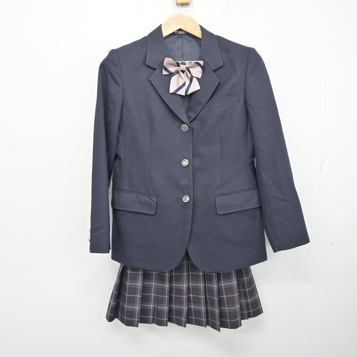 【中古】三重県 向陽台高等学校 古川学園キャンパス 女子制服 3点 (ブレザー・スカート) sf099188