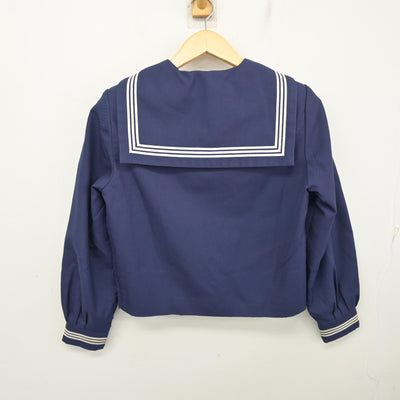 【中古】京都府 京都女子中学校 女子制服 2点 (セーラー服・スカート) sf099194