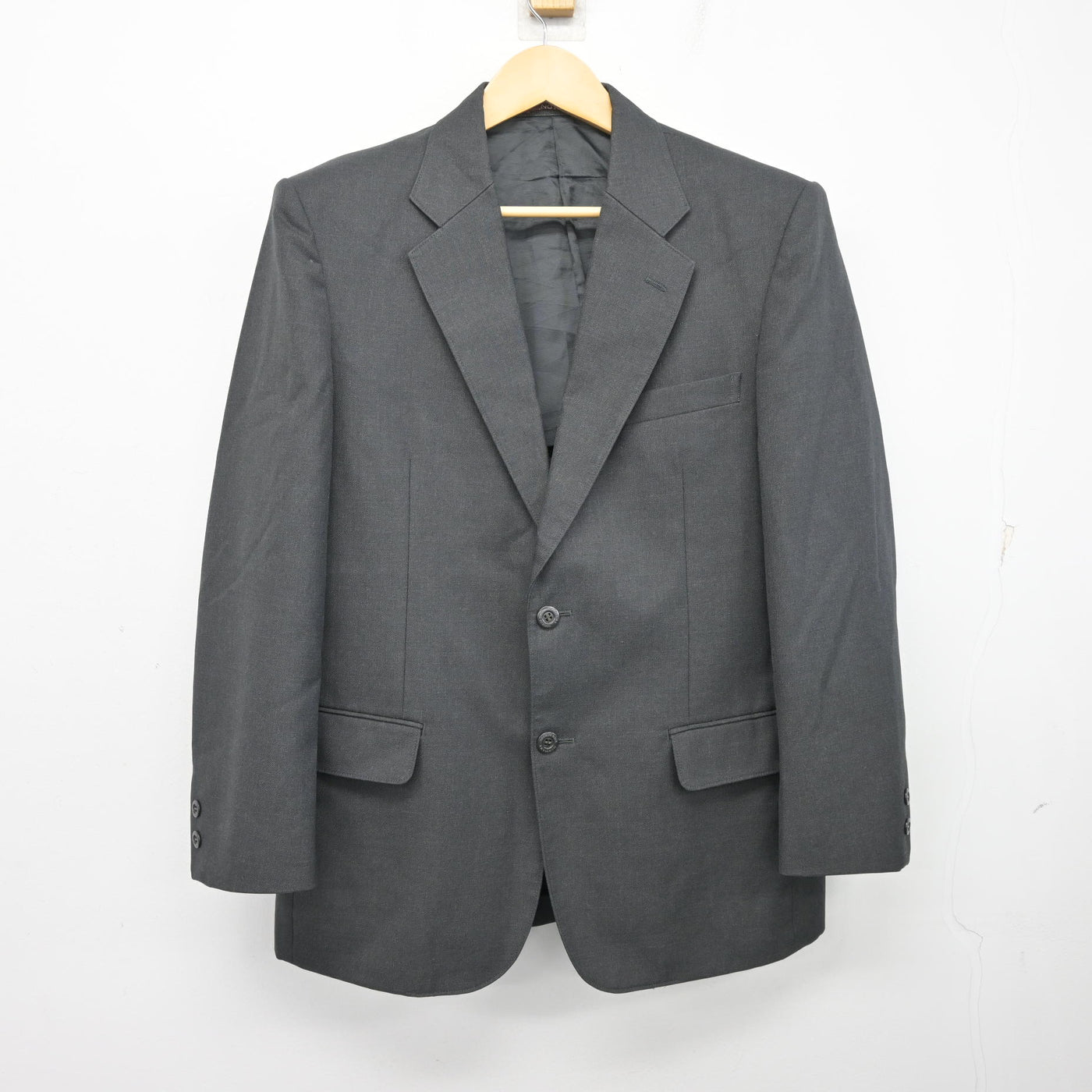 【中古】京都府 桃山高等学校 男子制服 2点 (ブレザー・ズボン) sf099195