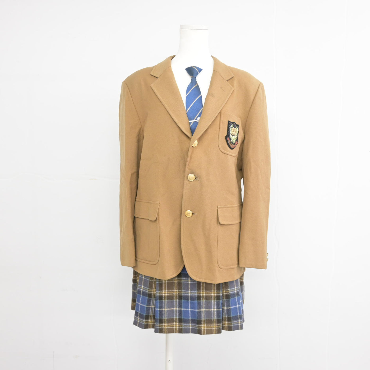 【中古】東京都 品川女子学院高等部/旧制服 女子制服 4点 (ブレザー・スカート) sf099199