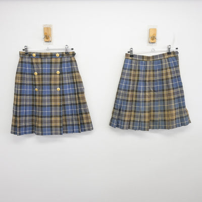 【中古】東京都 品川女子学院高等部/旧制服 女子制服 4点 (スカート・スカート) sf099201