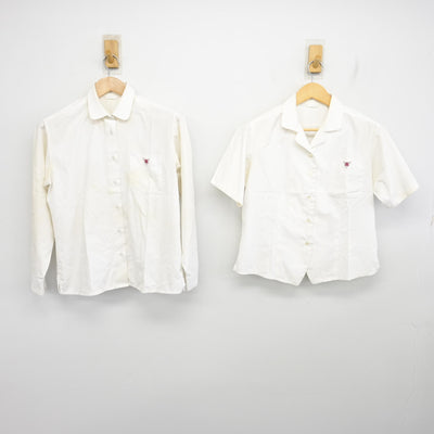 【中古】兵庫県 赤穂高等学校 女子制服 2点 (シャツ・シャツ) sf099207