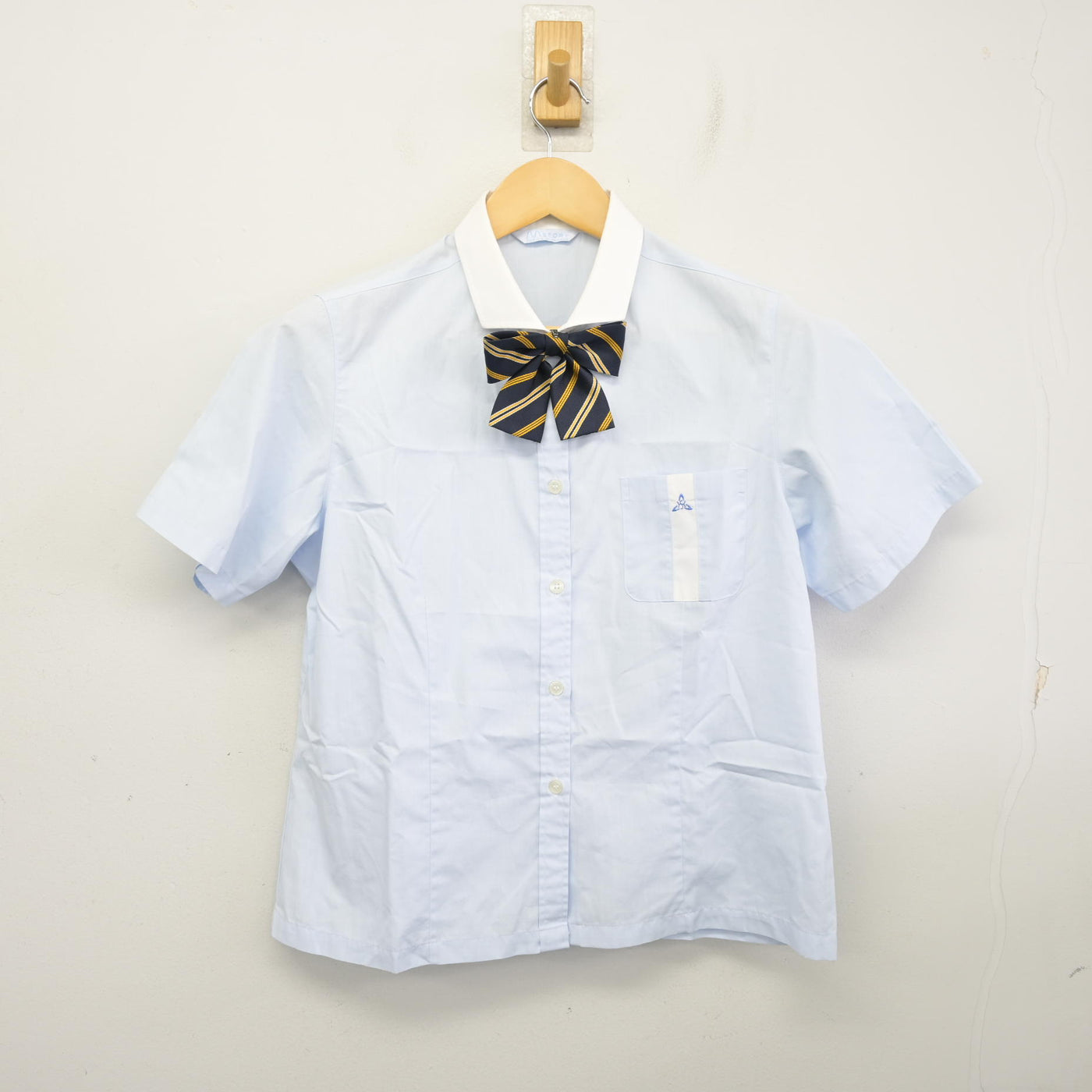 【中古】兵庫県 神港橘高等学校 女子制服 3点 (シャツ・スカート) sf099211