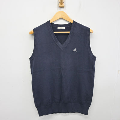 【中古】兵庫県 神港橘高等学校 女子制服 2点 (ニット・ニットベスト) sf099213