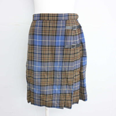 【中古】岡山県 岡山学芸館高等高校 女子制服 5点 (ブレザー・ニットベスト・シャツ・スカート) sf099225