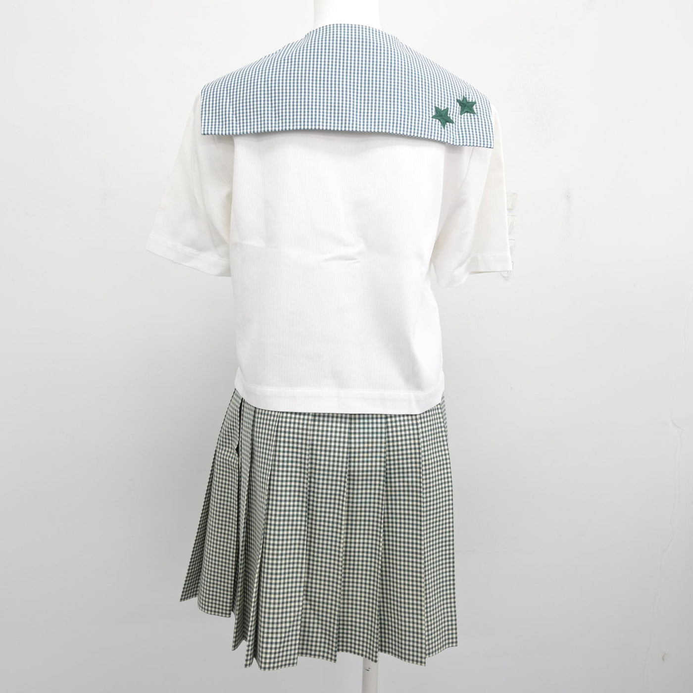 【中古】岡山県 就実高等学校 女子制服 2点 (セーラー服・スカート) sf099256