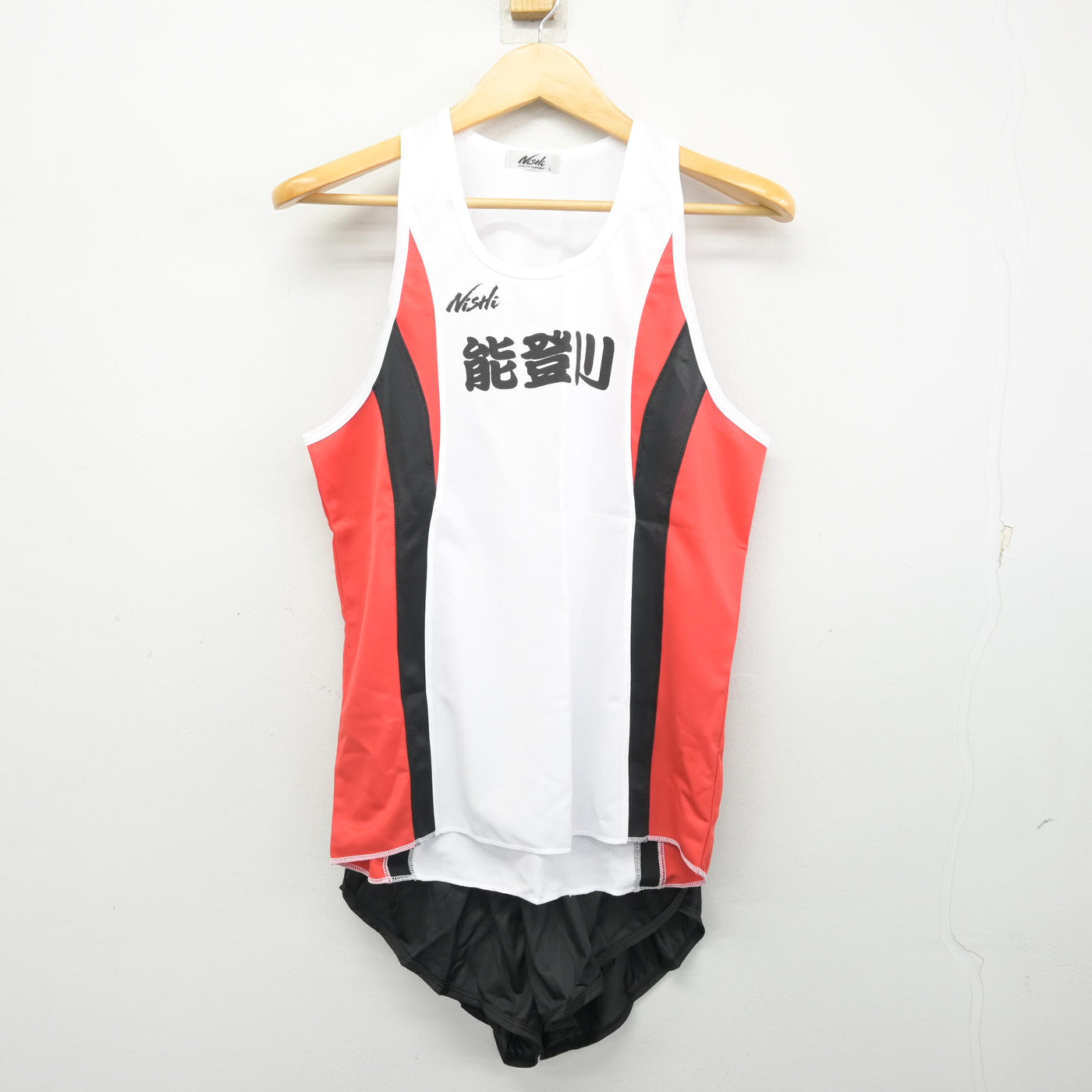 【中古】滋賀県 能登川中学校/陸上部ユニフォーム 男子制服 3点 (部活ユニフォーム 上・部活ユニフォーム 下・部活ユニフォーム 下) sf099268