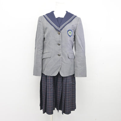【中古】福岡県 精華女子高等学校/旧制服 女子制服 3点 (ブレザー・ジャンパースカート) sf099283