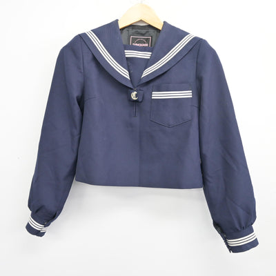 【中古】兵庫県 中部中学校/旧制服 女子制服 2点 (セーラー服・スカート) sf099350