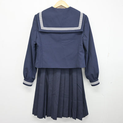 【中古】茨城県 駒王中学校 女子制服 2点 (セーラー服・スカート) sf099364